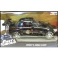 JADA Diecast Model Car Movie Film TV Fast & Furious Honda S 2000 S2000 Johnny 1/24 scale new in pack