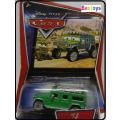 Disney Mattel Pixar Diecast Model Car Cars Movie Collectible TJ Hummer Humvee 1/55 scale new in pac