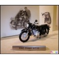 Diecast Model Bike Motorcycle European Collection KMZ Dnepr MT 10 MT10 East Germany 1/24 scale new