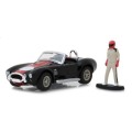 Greenlight Diecast Model Car Hobby Shop Shelby Cobra 427 SC 1965 + Race Driver 1/64 scale new in pac