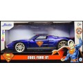 JADA Diecast Model Car 31717 Ford GT 2005 DC Superman 1/32 scale new in pack