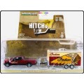 Greenlight Diecast Model Car Set Hitch & Tow Ford F 150 F150 Pickup 2017 + Trailer `Indian Motorcycl