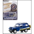 Greenlight Diecast Model Car Running on Empty Jeep Jeepster Commando Offroad 1967 `Good Year` 1/64 s