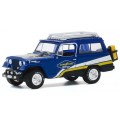Greenlight Diecast Model Car Running on Empty Jeep Jeepster Commando Offroad 1967 `Good Year` 1/64 s