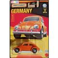 Matchbox Diecast Model Car Germany series VW Volkswagen Beetle 1962 1/64 scale new in pack