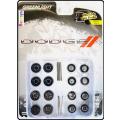 Greenlight Model Car Wheel Set Dodge rubber tyres real riders accessories diorama 1/64 scale new