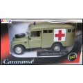 Cararama Hongwell Diecast Model Car Land Rover Series III 3 109 " inch Army Military Ambulance 1/43