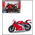 Welly Diecast Model Motorcycle Bike Cagiva Mito 125 1/18 scale new in pack