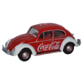 Oxford Diecast Model Car VWB009CC VW Volkswagen Beetle `Coca Cola` 1/76 OO railway scale
