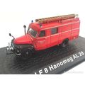 Atlas Diecast Model Fire Engine Truck Collection Hanomag L 28 L28 Pumper 1/72 OO railway scale new