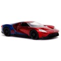JADA Diecast Model Car 24078 Ford GT 2017 Spiderman Marvel 1/32 scale new in pack