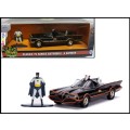 JADA Diecast Model Car Batman Batmobile + Figurine Classic TV Series Movie Film TV 1/32 scale new