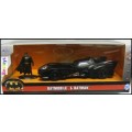 JADA Diecast Model Car Batman Batmobile + Figurine Movie Film TV 1/32 scale new in pack