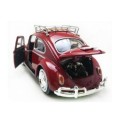 Motormax Diecast Model Car 79558 VW Volkswagen Beetle 1300 1966 + Roofrack 1/24 scale new in pack