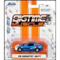 JADA  Diecast Model Car Bigtime Muscle Chevy Chevrolet Corvette ZR 1 ZR1 2009 1/64 scale new in pack