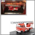 Diecast Model Fire Engine Truck Collection Mercedes Benz L 319 L319 Extending Ladder 1/72 OO railway