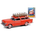 Greenlight Diecast Model Car Garbage Pail Kids Chevy Chevrolet Nomad 1955 Bruce Moose 1/64 scale new