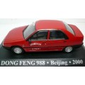 Taxi Diecast Model Car Collection Dong Feng 988 Citroen ZX Beijing 2000 1/43 scale new in pack