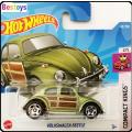 Hotwheels Hot Wheels Diecast Model Car 2022 42/250  VW Volkswagen Beetle Compact Kings 1/64 scale