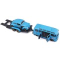 Maisto Diecast Model Car 32752 Design Transport VW Volkswagen Kombi Bus + Beetle + Trailer 1/24 scal