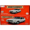 Matchbox Diecast Model Car Power Grab 2021 49/100 Honda CVCC 1976 1/64 scale  new in pack