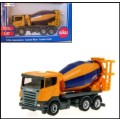 Siku Diecast Model 1896 Scania Cement Mixer Truck Construction 1/87 HO Railway scale new in pack