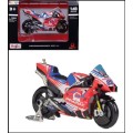 Maisto Diecast Model Motorcycle Bike Moto GP 2021 Ducati Desmosedici No 89 Martin `Pramac` 1/18 scal