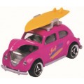 Majorette Diecast Model Car VW Volkswagen Beetle + surfboard 1/64 scale new in pack