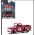 Greenlight Diecast Model Car Blue Collar Ford F 100 F100 Pickup 1954 `Indian Motorcycles` 1/64 scale