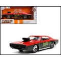 JADA  Diecast Model Car Bigtime Muscle 32703 Dodge Charger RT 1970 `Voodoo Charger` 1/24 scale new