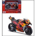 Maisto Diecast Model Motorcycle Bike Moto GP 2021 KTM RC 16 RC16 Factory Racing No 33 Binder `Red Bu