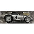 Maisto Muscle Machines Diecast Model Car Shelby Cobra Daytona Coupe 1965 No 4 1/64 scale new in pack