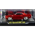 Castline M2 Diecast Model Car Ground Pounders Plymouth Hemi Cuda 1971 1/64 scale new in pack