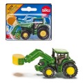 SIKU Diecast Model 1379 John Deere Tractor with Bale Gripper Farm Agricultural 1/64 scale new in pac