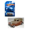 Hotwheels Hot Wheels Diecast Model Car 2008 49/196 Ford Delivery 1932 All Stars Redline 1/64 scale