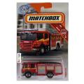 Matchbox Diecast Model Car 2019 56/125 Scania P 360 P360 Fire Engine Truck `Feurwehr` Rescue new