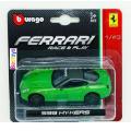 Burago Diecast Model Car Race & Play Ferrari 599 Hy-Kers 1/43 scale