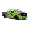 JADA Diecast Model Car 99726 Dodge RAM 1500 Pickup 2014 + Hulk figurine Marvel Avengers 1/24 scale