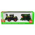 SIKU 1826 Claas Xerion Tractor + Amazone 6001 Seeder Farm Agricultural 1/87 HO railway scale new