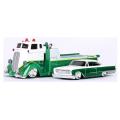 Maisto Design Diecast Model Car Elite Transport COE Flatbed Recovery Truck + Ford Starliner 1960