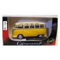 Cararama Hongwell Diecast Model Car VW Volkswagen Kombi Samba Bus 1/43 scale