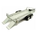 Cararama Hongwell Diecast Model Trailer double axle with ramps 1/43 scale