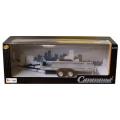 Cararama Hongwell Diecast Model Trailer double axle with ramps 1/43 scale