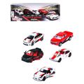 Majorette Diecast Model Car Set Toyota Racing 5 pk Hilux Yaris Corolla Supra 2000 GT 1/64 scale