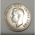5 Shilling 1947 80% silver