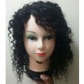 Brazillian virgin jerry curls 14inches WIG/8A