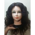 Brazillian & Peruvian virgin hair wigs with lace frontal 6-18inches/370g/8A