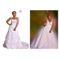 Wedding dresses/size 10/2dresses+veils(COMBO DEAL)