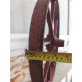 Antique Iron Wheelbarrow wheel.