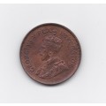 1935 S A U  HALF PENNY  - TOP GRADE WITH LUSTRE - PLEASE CHECK SCANS
